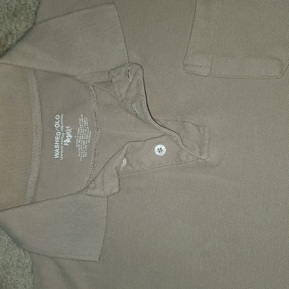 Washed Polo Shirt